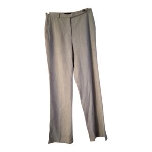 BCBG MAXAZRIA Essential Pintuck Gray Pants - Size: 4